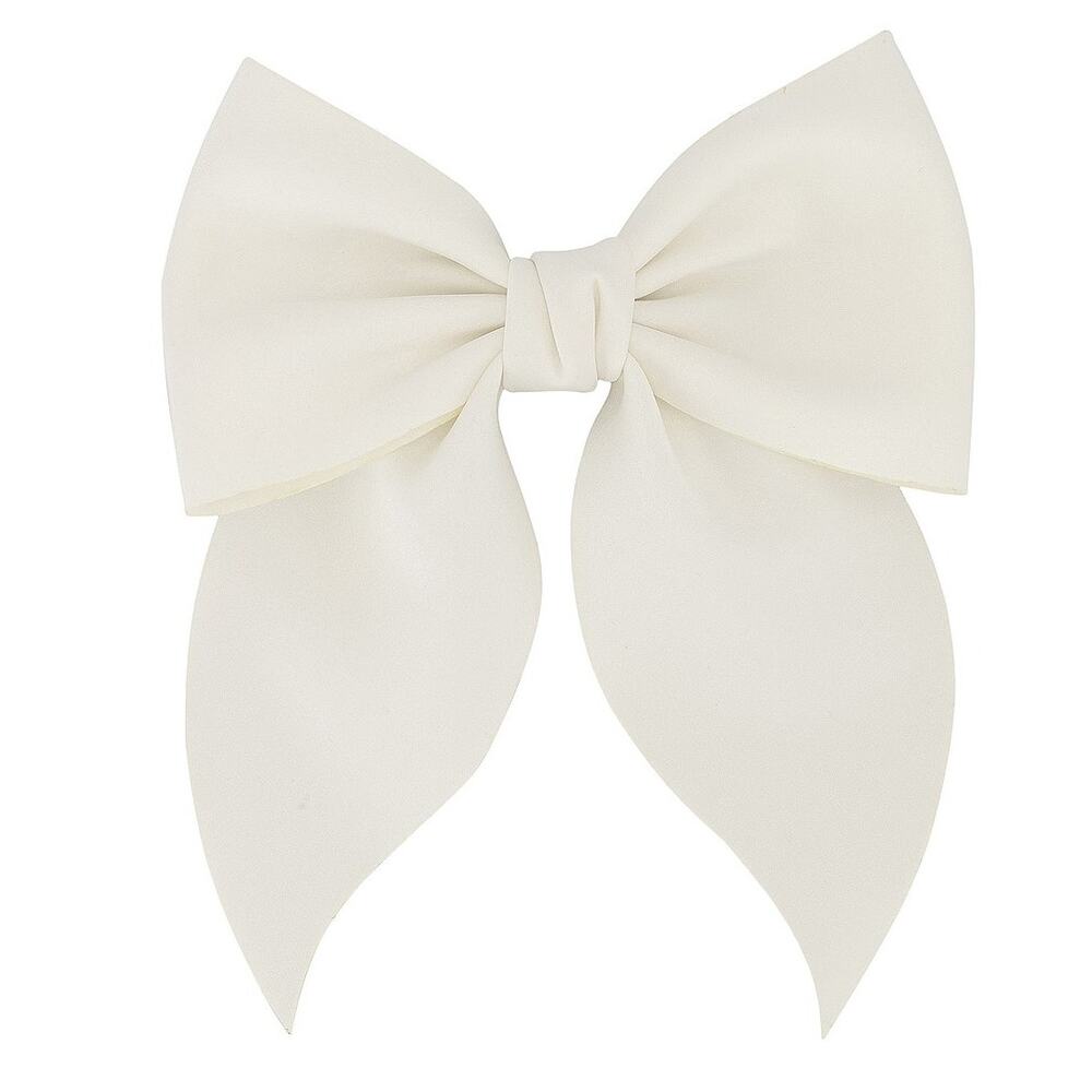 Lovers and Friends Betty Sateen Bow Bridal Wedding Statement Elegant White